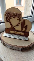 Srdcová dekorace "Maminka a syn"