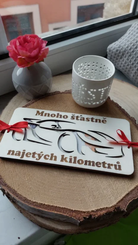 Dárková obálka na peníze s motivem motorky nebo auta | Pro šťastné kilometry na cestách - Motiv obálky: Motorka