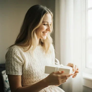 👱🏼‍♀️ Dárky pro ženy - Barva šňůrky - Lososová