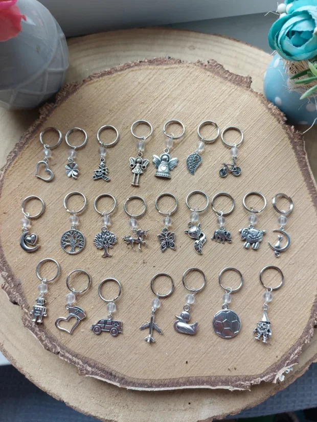Mini klíčenka s přívěskem | Malý talisman pro každý den - Motiv klíčenky: Anděl