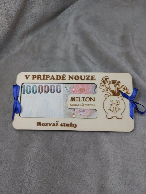 Dárková karta na peníze - Pro případ nouze