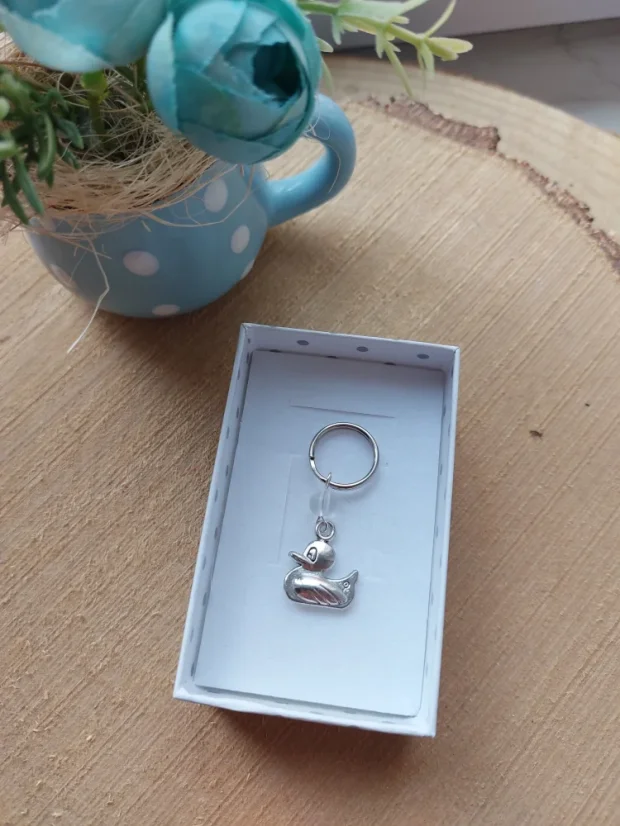 Mini klíčenka s přívěskem | Malý talisman pro každý den - Motiv klíčenky: Anděl