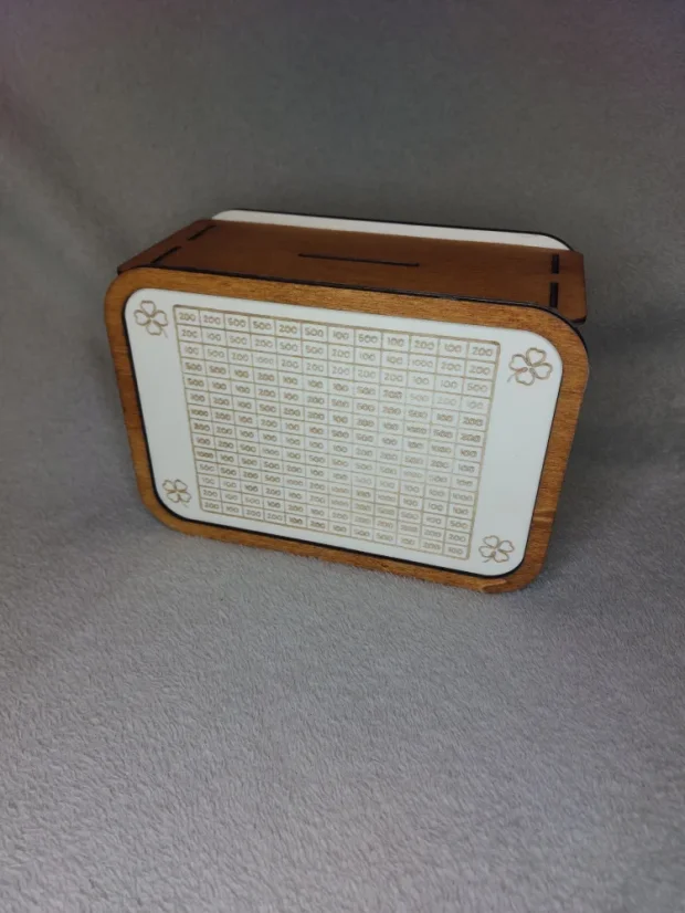 Dřevěná kasička „Rozbij a splň si sen“ -   šetři personalizovaně a s úsměvem