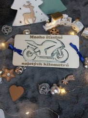 Dárková karta na peníze - Motorka