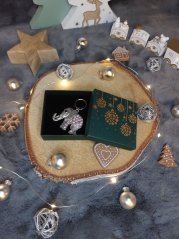 Klíčenka slon s kamínky