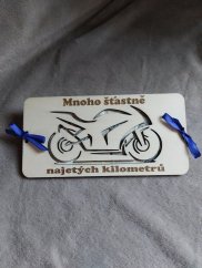 Dárková karta na peníze - Motorka