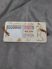 Dárková karta na peníze - Novomanželům