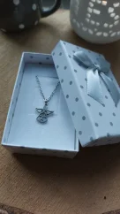 Řetízek s andílkem z chirurgické oceli | Symbol ochrany a klidu