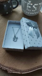 Jemný řetízek z chirurgické oceli s andílkem