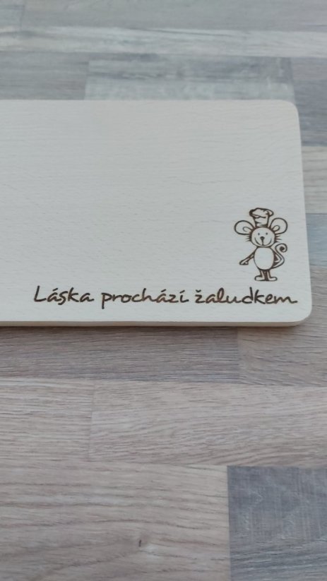 Dekorační prkénko - Text prkénka: Dobrou chuť