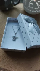 Jemný řetízek z chirurgické oceli s andílkem