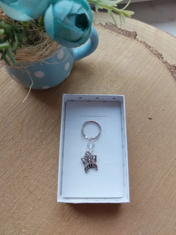 Mini klíčenka s přívěskem | Malý talisman pro každý den - Motiv klíčenky: Anděl