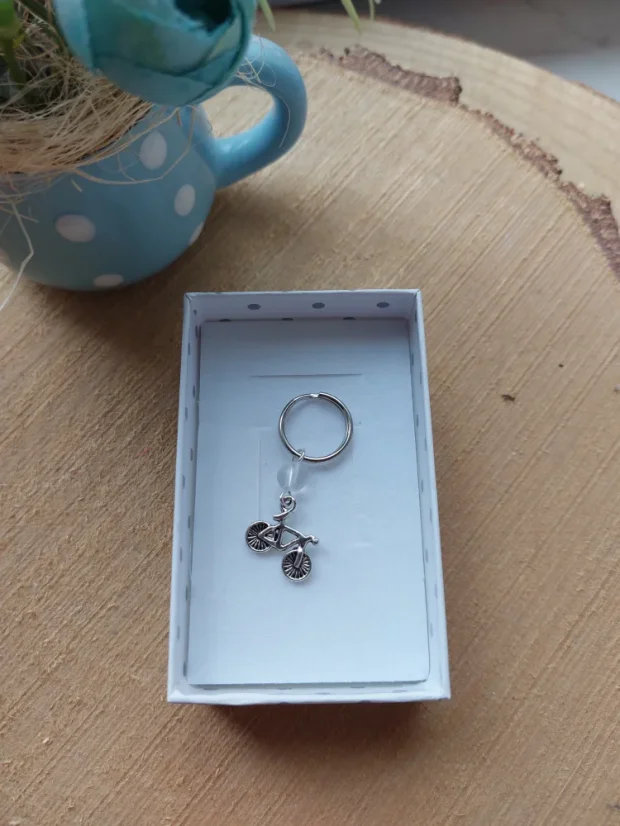 Mini klíčenka s přívěskem | Malý talisman pro každý den - Motiv klíčenky: Anděl