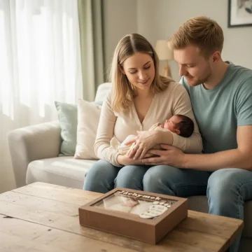 👶 Dárky k narození miminka - Provedení - Oboustranná