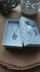 Jemný řetízek z chirurgické oceli s andílkem